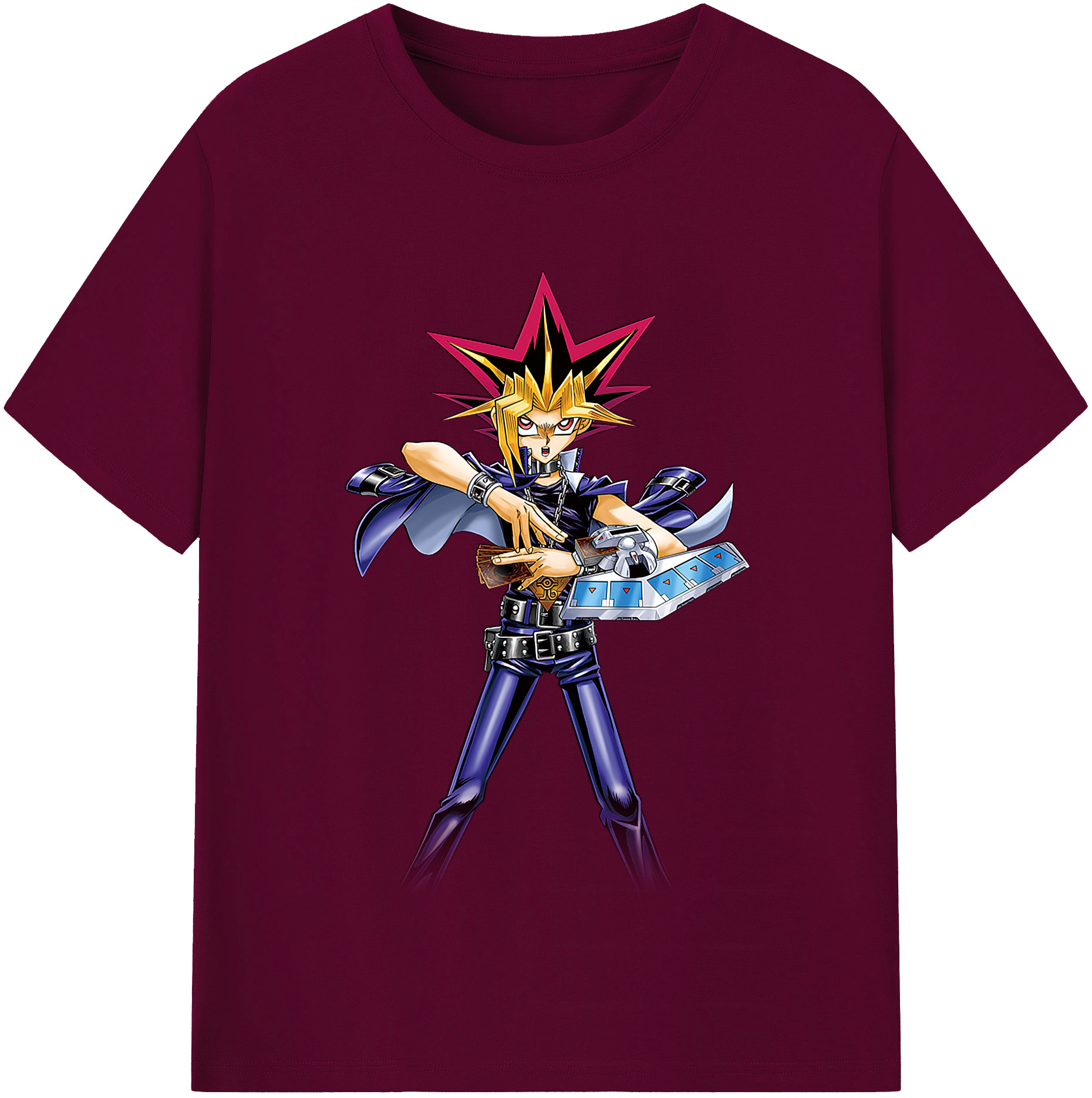 （画像用） 遊☆戯☆王 Yu-Gi-Oh! レディースカジュアルプリントTシャツ（綿100％）